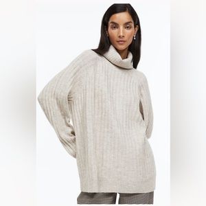Turtle Neck Sweater Beige Size Small from H&M